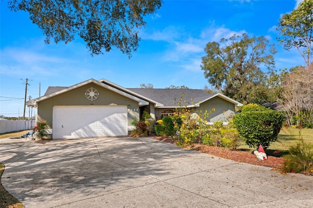 6143 Black Walnut Dr, Bartow, FL 33830 - single story home featuring driveway, a garage, and stucco siding