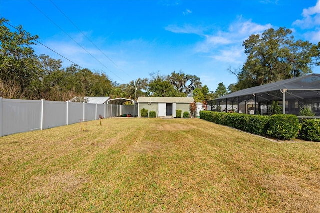 6143 Black Walnut Dr, Bartow, FL 33830 - view of yard featuring a carport