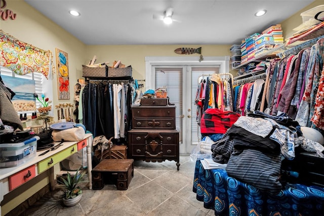 1151 Lancer Ln, Tarpon Springs, FL 34689 - walk in closet with tile patterned floors