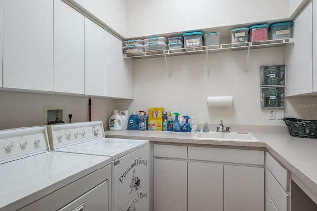3452 Forelock Rd, Tarpon Springs, FL 34688 - laundry area with washer and dryer and cabinet space
