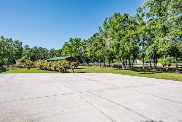 3452 Forelock Rd, Tarpon Springs, FL 34688 - view of patio / terrace with view of scattered trees