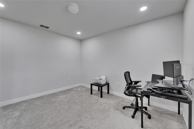 6658 Devlin Ln, Wesley Chapel, FL 33545 - carpeted office space with recessed lighting and baseboards