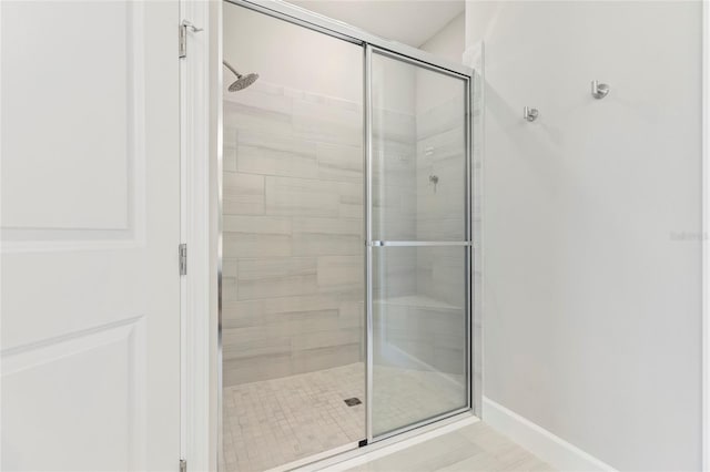 16126 San Donato Pl, Bradenton, FL 34211 - bathroom featuring a stall shower