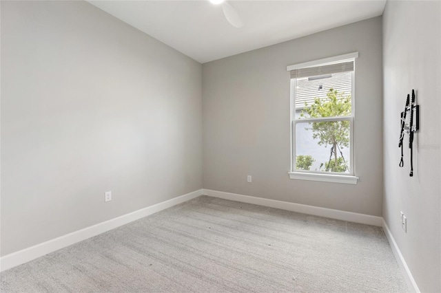 16126 San Donato Pl, Bradenton, FL 34211 - spare room with light carpet and a ceiling fan