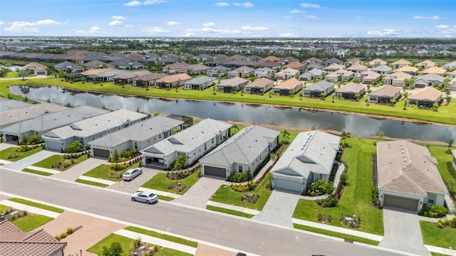 16126 San Donato Pl, Bradenton, FL 34211 - aerial perspective of suburban area with a nearby body of water