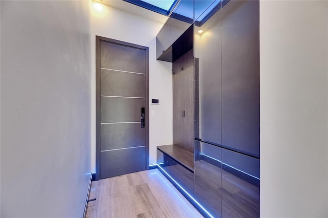 6528 Simone Shores Cir, Apollo Beach, FL 33572 - mudroom featuring light wood-style floors