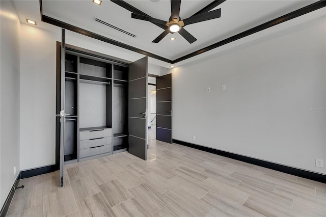 6528 Simone Shores Cir, Apollo Beach, FL 33572 - unfurnished bedroom featuring baseboards, a closet, and recessed lighting