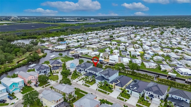 6528 Simone Shores Cir, Apollo Beach, FL 33572 - aerial view of property's location featuring nearby suburban area and a large body of water