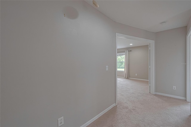 20109 Bay Cedar Ave, Tampa, FL 33647 - hall featuring light carpet and baseboards