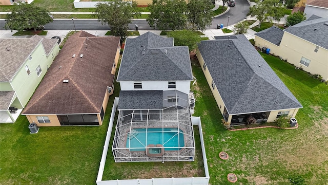 20109 Bay Cedar Ave, Tampa, FL 33647 - aerial view of residential area featuring a pool