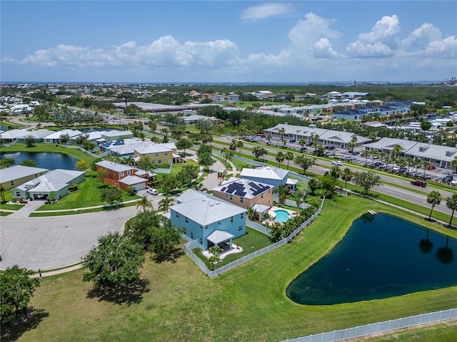 449 Bahama Grande Blvd, Apollo Beach, FL 33572 - aerial perspective of suburban area featuring a nearby body of water