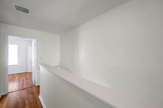113 S Sherrill St Unit 113, Tampa, FL 33609 - hallway with wood-type flooring and baseboards