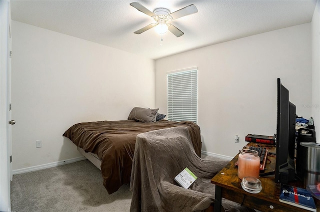 7639 Broad Pointe Dr, Zephyrhills, FL 33540 - bedroom featuring carpet flooring and ceiling fan