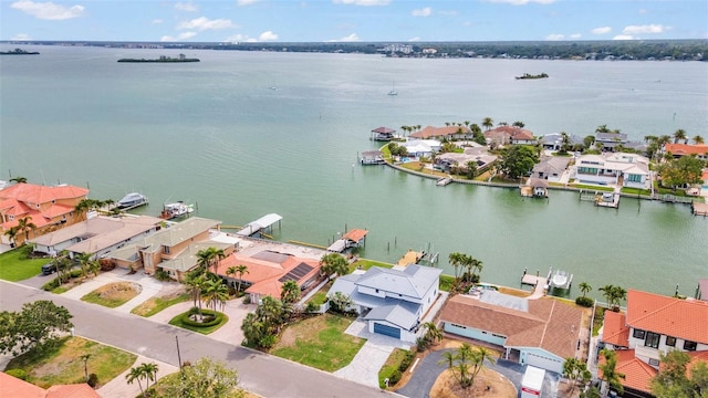 319 Midway Is, Clearwater Beach, FL 33767 - aerial perspective of suburban area with a nearby body of water