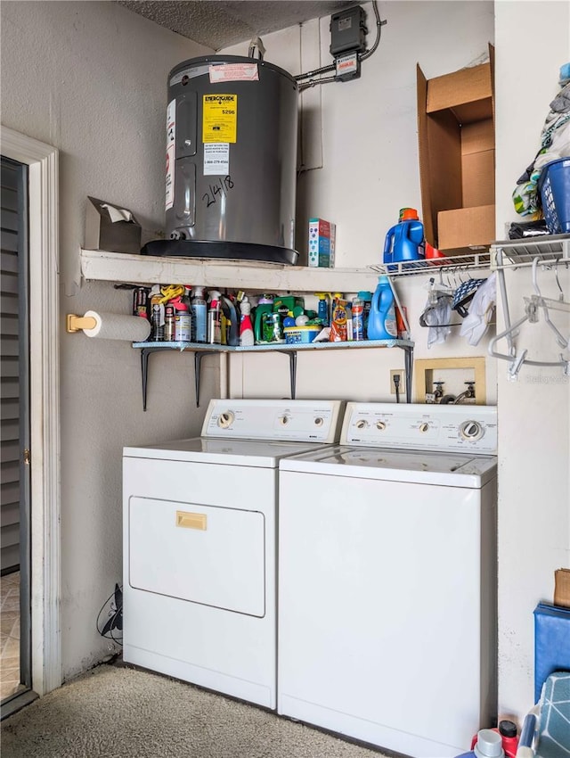 39650 US Highway 19 N, Tarpon Springs, FL 34689 - washroom with washing machine and clothes dryer and electric water heater