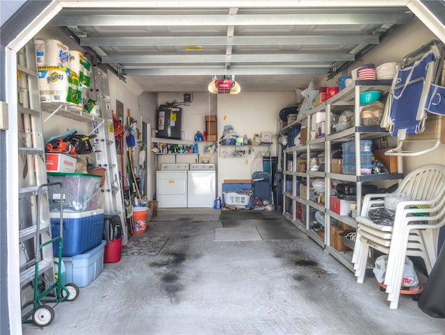 39650 US Highway 19 N, Tarpon Springs, FL 34689 - garage featuring separate washer and dryer and water heater