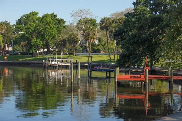 39650 US Highway 19 N, Tarpon Springs, FL 34689 - dock with boat lift and a water view