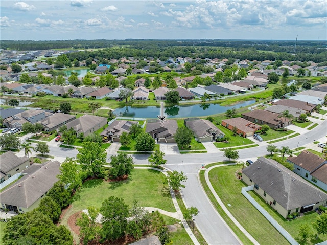 6957 Boulder Run Loop, Wesley Chapel, FL 33545 - aerial view of residential area featuring a large body of water