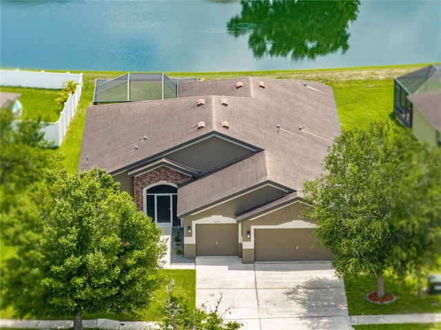 6957 Boulder Run Loop, Wesley Chapel, FL 33545 - view from above of property