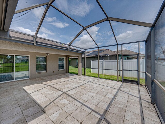 6957 Boulder Run Loop, Wesley Chapel, FL 33545 - view of unfurnished sunroom