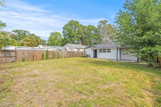 5622 Tangerine Ave S, Gulfport, FL 33707 - view of yard featuring central air condition unit