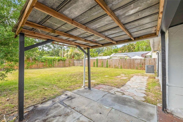 5622 Tangerine Ave S, Gulfport, FL 33707 - view of patio with cooling unit