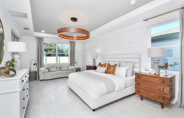 1576 Valier Pt, Zephyrhills, FL 33541 - bedroom with a raised ceiling and recessed lighting