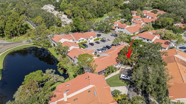 4783 Palermo Ct NE, Saint Petersburg, FL 33703 - aerial perspective of suburban area featuring a large body of water