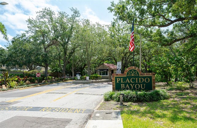 4783 Palermo Ct NE, Saint Petersburg, FL 33703 - community / neighborhood sign featuring uncovered parking