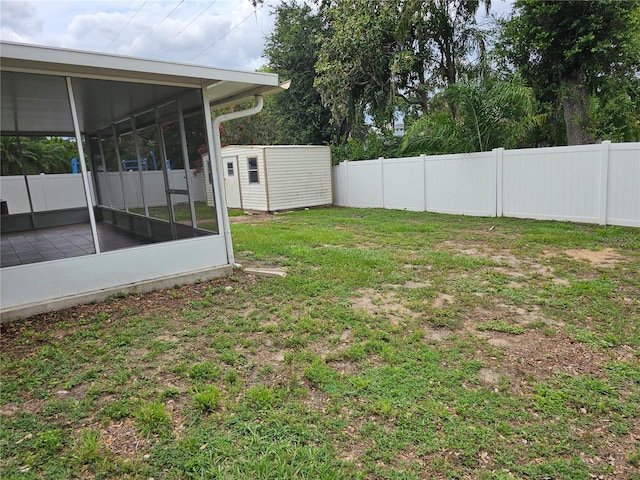 505 Innergary Pl, Valrico, FL 33594 - view of yard with a sunroom
