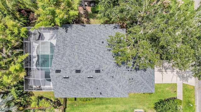 9806 Bennington Dr, Tampa, FL 33626 - view from above of property