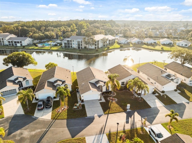4411 Whitton Way, New Port Richey, FL 34653 - aerial view of residential area with a nearby body of water
