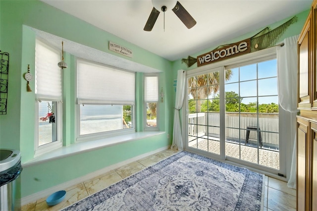 3312 Holly Springs Dr, Hernando Beach, FL 34607 - sunroom featuring healthy amount of natural light