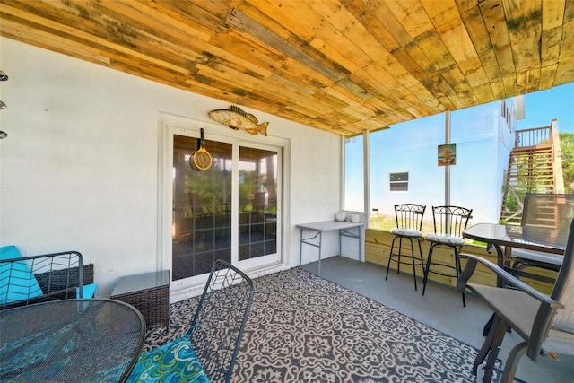 3312 Holly Springs Dr, Hernando Beach, FL 34607 - view of patio / terrace with outdoor dining area