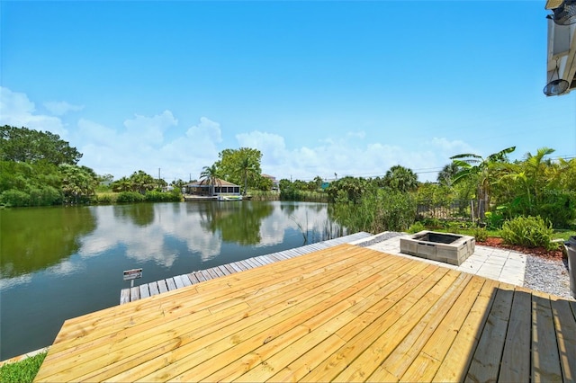 3312 Holly Springs Dr, Hernando Beach, FL 34607 - dock with a water view