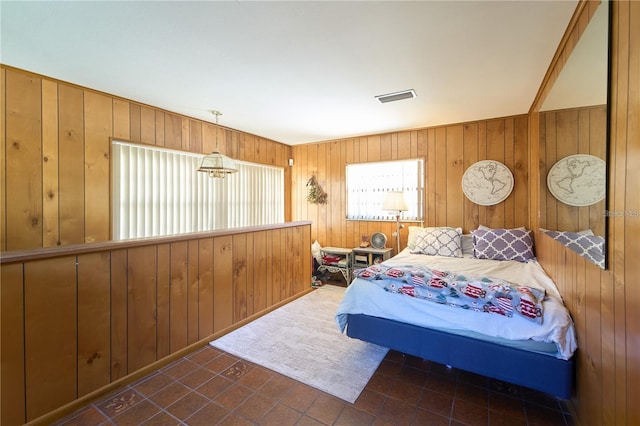 18121 Geraci Rd, Lutz, FL 33548 - bedroom with wood walls