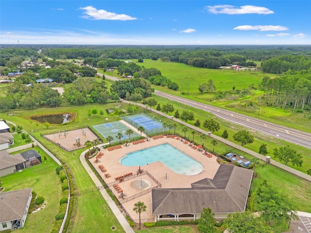 18620 Rococo Rd, Spring Hill, FL 34610 - aerial view of a pool