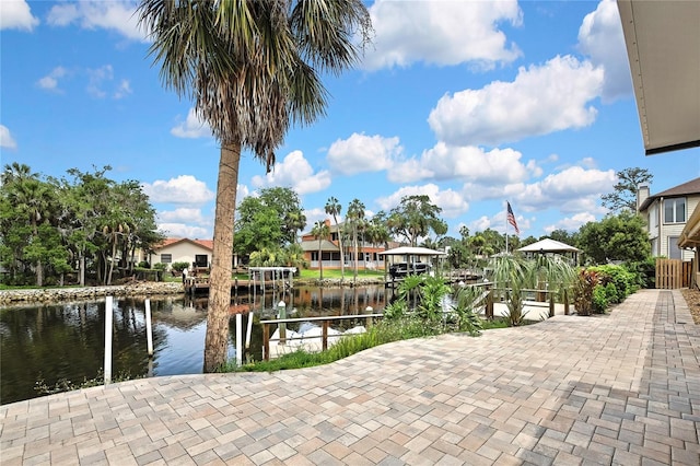 5264 S Spy Glass Pt, Homosassa, FL 34448 - dock area featuring boat lift and a water view