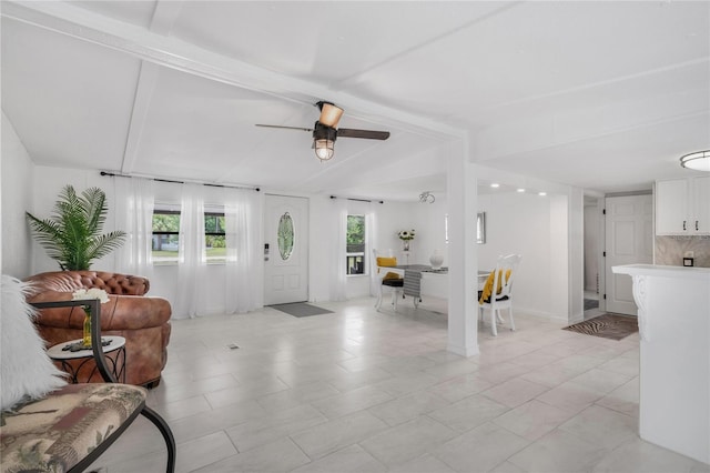 8356 W Tawny Rose, Crystal River, FL 34429 - entrance foyer featuring a ceiling fan