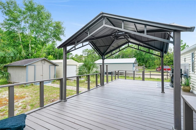8356 W Tawny Rose, Crystal River, FL 34429 - wooden deck featuring a lawn
