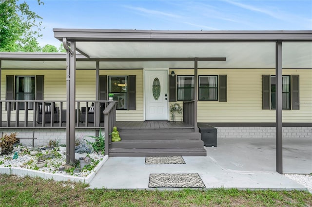 8356 W Tawny Rose, Crystal River, FL 34429 - property entrance featuring a porch