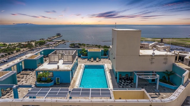 1 Beach Dr SE Unit 2011, Saint Petersburg, FL 33701 - aerial view at dusk of a water view
