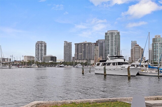 1 Beach Dr SE Unit 2011, Saint Petersburg, FL 33701 - water view featuring city skyline