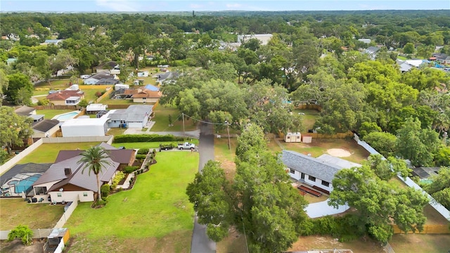 603 Amana Ave, Brandon, FL 33510 - aerial perspective of suburban area with a heavily wooded area