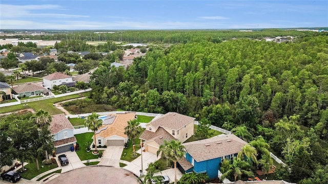 3305 Hoylake Ct, Land O Lakes, FL 34638 - aerial view of residential area featuring a forest