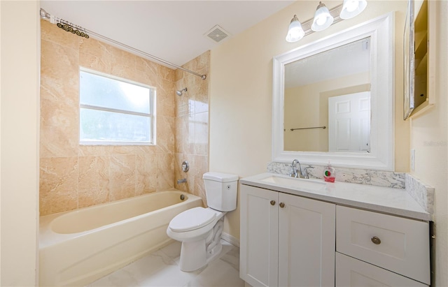 3305 Hoylake Ct, Land O Lakes, FL 34638 - full bathroom featuring vanity and shower / washtub combination
