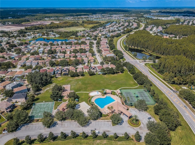 3305 Hoylake Ct, Land O Lakes, FL 34638 - view of property location with a large body of water and a pool