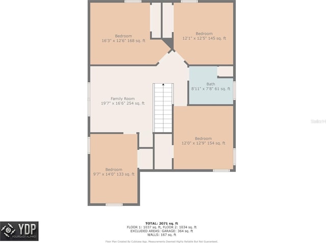 3305 Hoylake Ct, Land O Lakes, FL 34638 - view of room layout