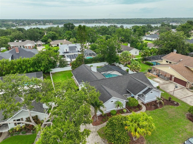 1034 Brighton Way, Lakeland, FL 33813 - aerial view of residential area featuring a nearby body of water