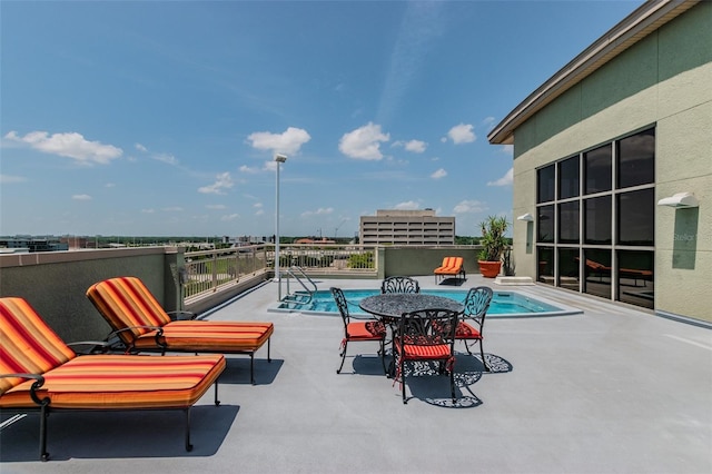 1108 N Franklin St Unit 502, Tampa, FL 33602 - view of patio / terrace featuring a community pool